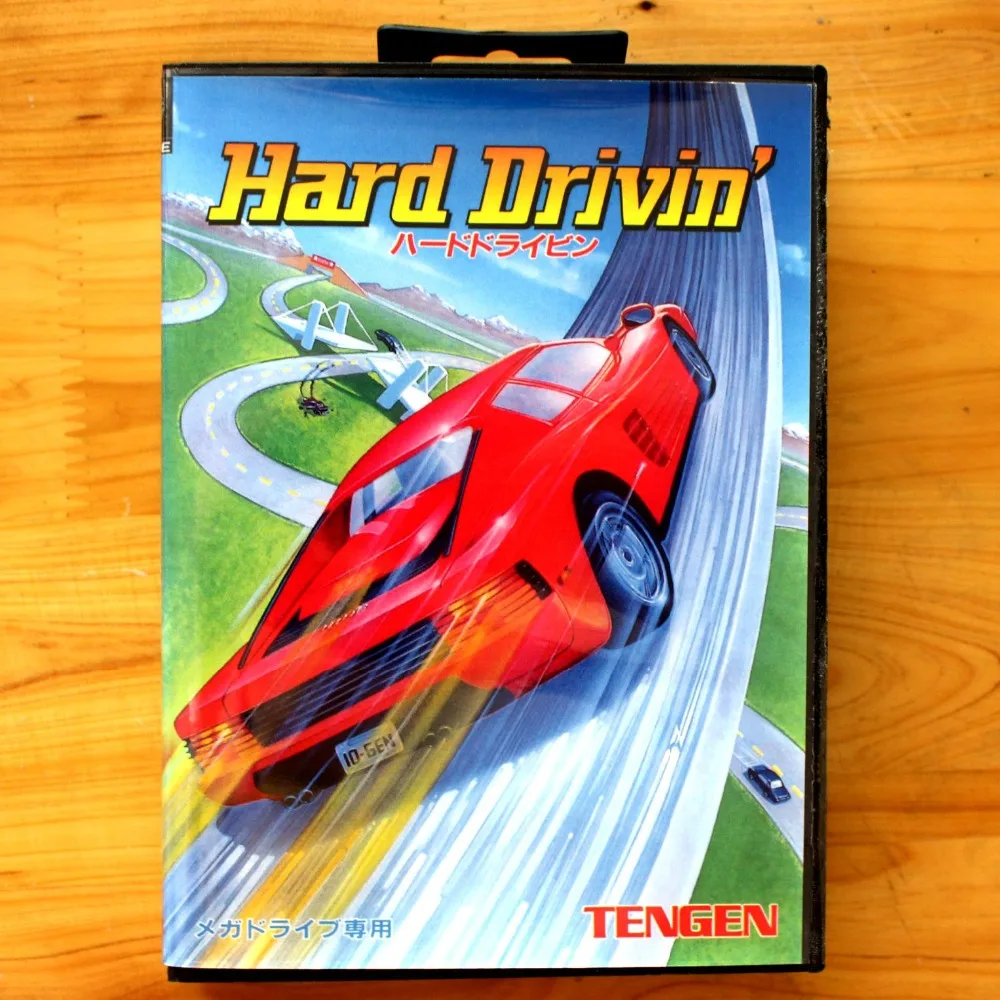 Hard Drivin' 16 Bit MD Game Card with Retail Box for Sega MegaDrive & Genesis Video Game console system 
Hard Drivin' 16 Bit MD Game Card with Retail Box for Sega MegaDrive & Genesis Video Game console system