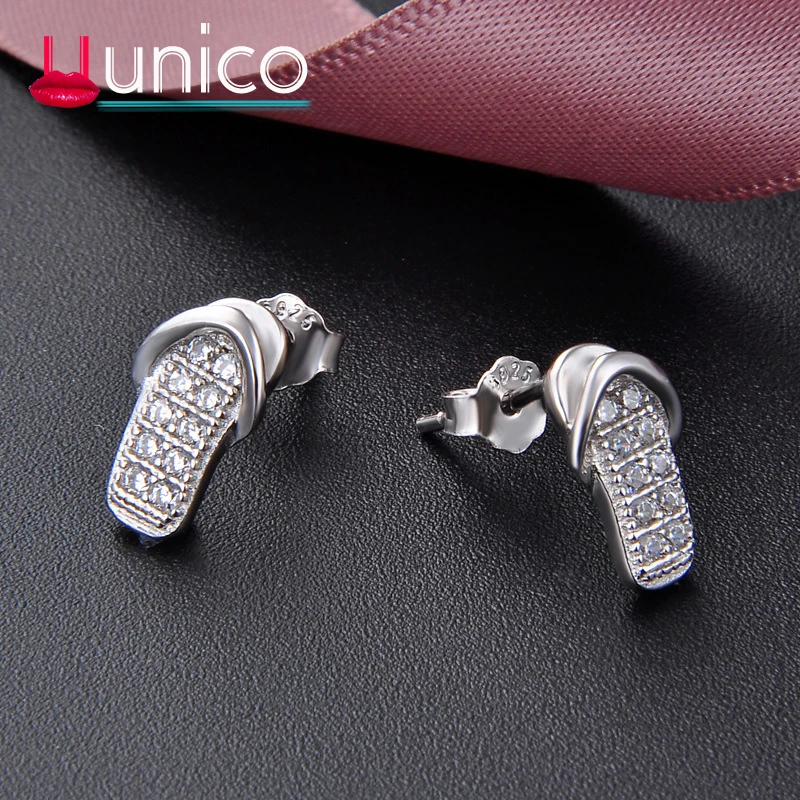 UUNICO new Small fresh s925 sterling silver zircon earrings ladies creative fashion jewelry earrings party student accessories
UUNICO new Small fresh s925 sterling silver zircon earrings ladies creative fashion jewelry earrings party student accessories