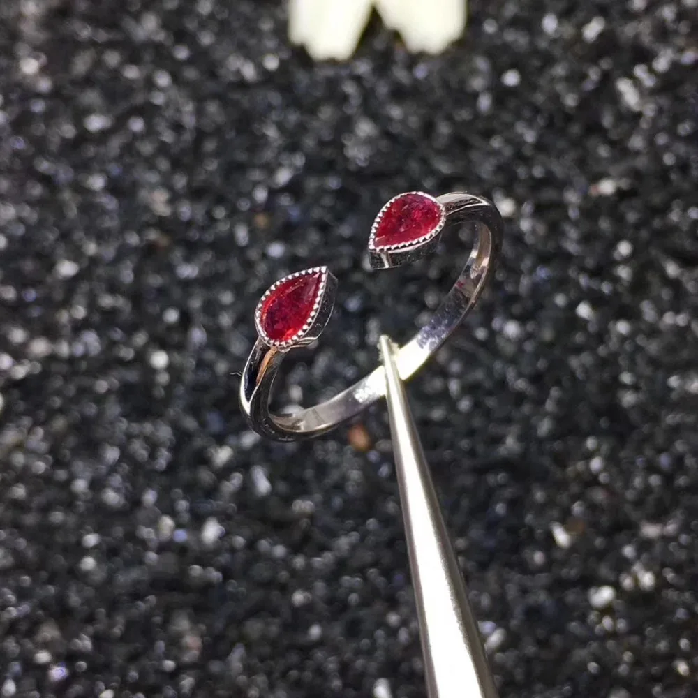 Natural red ruby gem ring 925 Silver natural gemstone Opening ring Fashion Lovely Eye water drop girl Birthday Gift fine jewelry
Natural red ruby gem ring 925 Silver natural gemstone Opening ring Fashion Lovely Eye water drop girl Birthday Gift fine jewelry