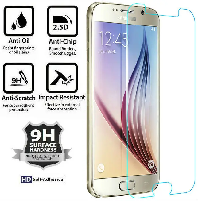 Для Samsung Galaxy A8 A9 S5 A3 A5 A7 J3 J5 2017 J7 J2 PRIME J1 2016 оптовая продажа 2.5D закаленное защитное