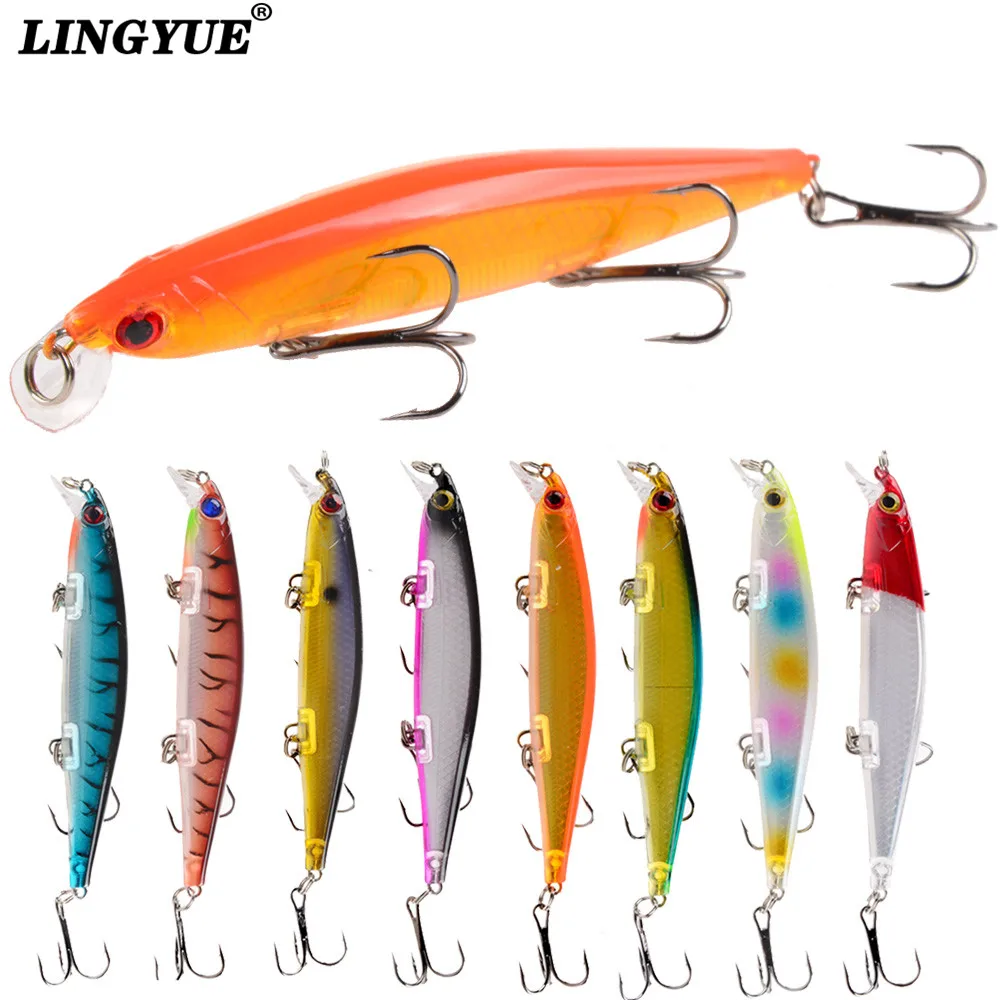 LINGYUE 1PCS Hard Fishing Lure 11cm 13.7g Crankbait Top Water Lures Fishing bait pesca Tuna Lures Minnow Carp bait
LINGYUE 1PCS Hard Fishing Lure 11cm 13.7g Crankbait Top Water Lures Fishing bait pesca Tuna Lures Minnow Carp bait
