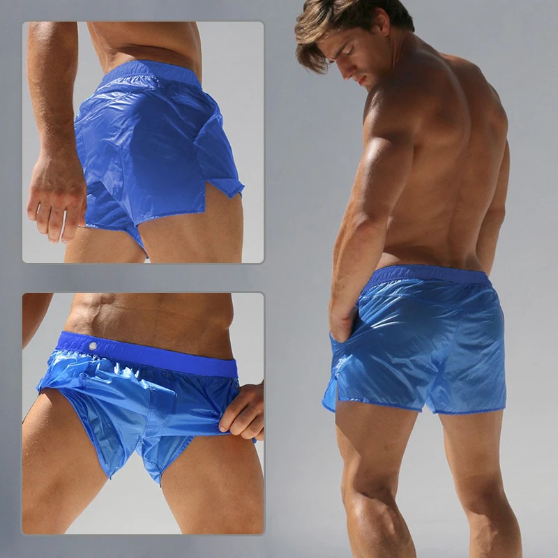 Sexy Swimsuit Men's Beach Pants Swimwear Surf Translucent Shorts Sweatpants
Sexy Swimsuit Men's Beach Pants Swimwear Surf Translucent Shorts Sweatpants