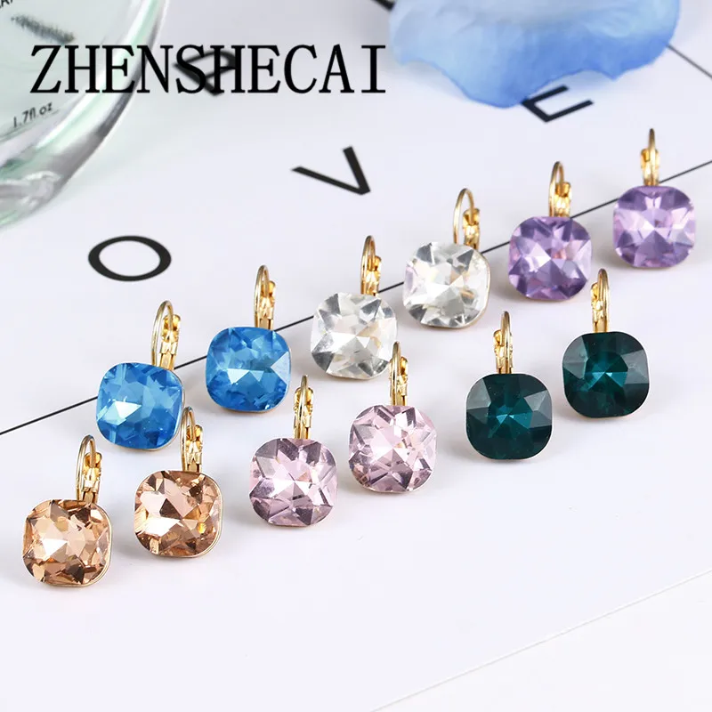 2022 Crystal Earrings Gold Color 100% Austrian Rhinestone Crystal Jewelry Drop Hoop Cubic Cut Earrings Female Gift
2022 Crystal Earrings Gold Color 100% Austrian Rhinestone Crystal Jewelry Drop Hoop Cubic Cut Earrings Female Gift