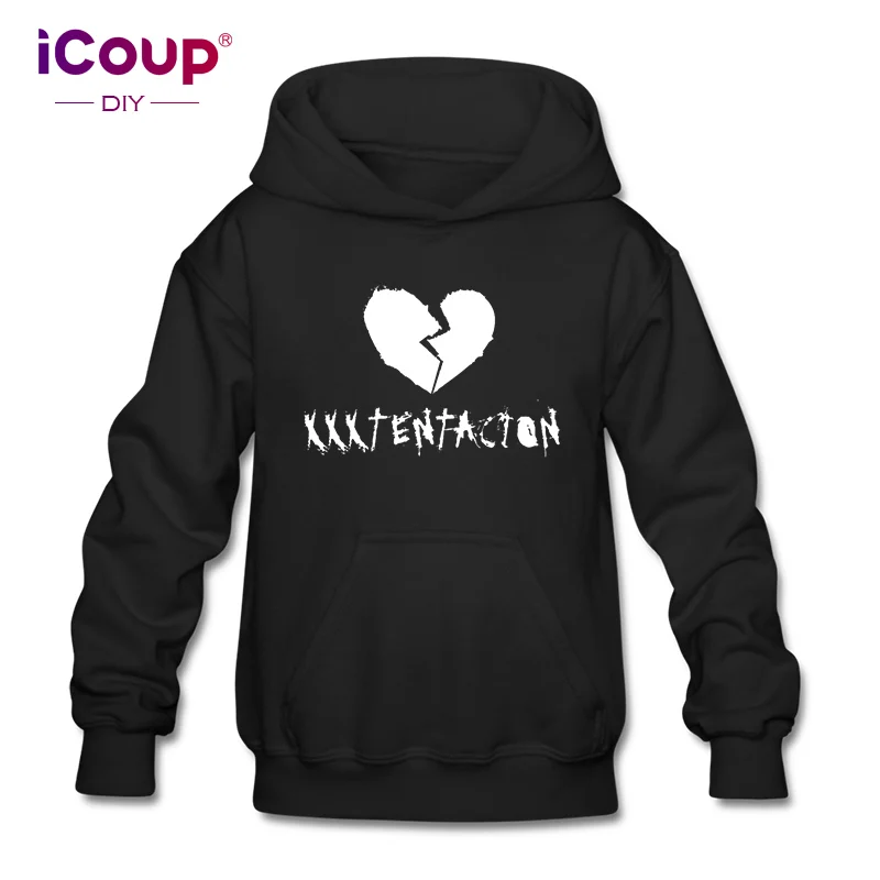 ICoup Kids XXXTENTACION MERCH пуловер толстовки с капюшоном для детей 12-18 лет | Мужская одежда