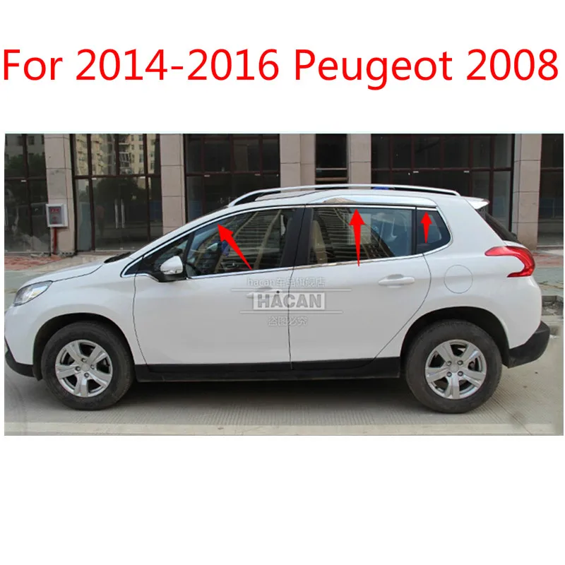 For 2014-2016 Peugeot 2008 High-quality stainless steel Strips Car Window Trim Decoration Accessories Car styling 6pcs
For 2014-2016 Peugeot 2008 High-quality stainless steel Strips Car Window Trim Decoration Accessories Car styling 6pcs