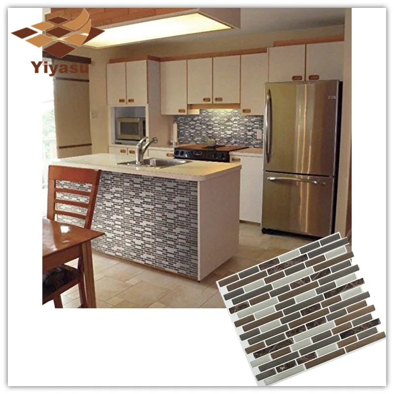 Self Adhesive Mosaic Tile Mixed Brown Marble Oblong 3D Wall Sticker Backsplash Vinyl Bathroom Kitchen Home Decor Peel and stick
Self Adhesive Mosaic Tile Mixed Brown Marble Oblong 3D Wall Sticker Backsplash Vinyl Bathroom Kitchen Home Decor Peel and stick