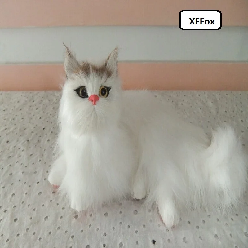 cute real life lying cat model plastic&furs simulation white cat doll gift about 16x9cm xf1232
cute real life lying cat model plastic&furs simulation white cat doll gift about 16x9cm xf1232