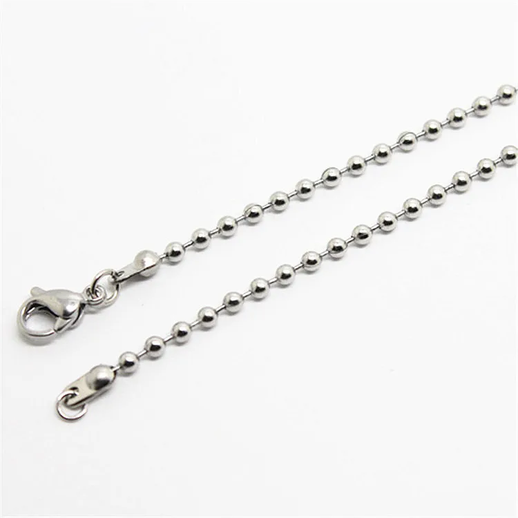 30 inches stainless steel ball silver floating locket chains necklace chain free shipping
30 inches stainless steel ball silver floating locket chains necklace chain free shipping