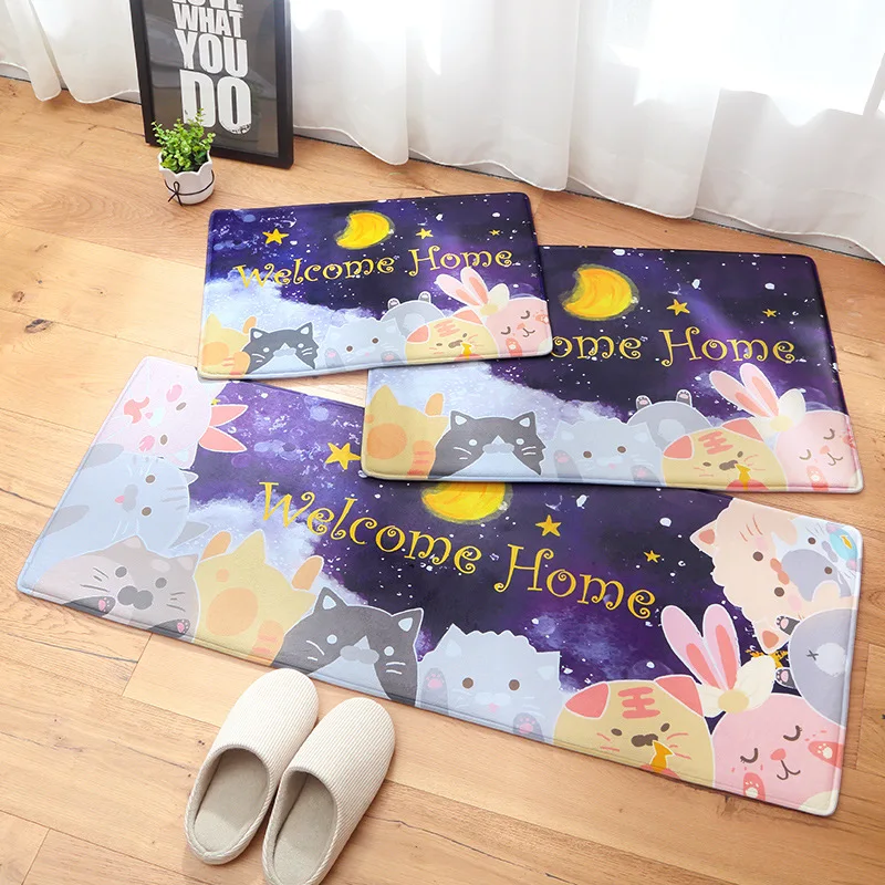 Cat Carpet Door Mat Living Room Kitchen Bedroom Mats Floor Mat Anti-slip Kitchen Carpets Home Mat Tapete Flannel Cartoon Doormat
Cat Carpet Door Mat Living Room Kitchen Bedroom Mats Floor Mat Anti-slip Kitchen Carpets Home Mat Tapete Flannel Cartoon Doormat