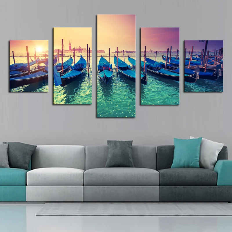 Oil Painting 5 Pcs Modern Boat Sunset Seaview Hd Picture Canvas Print Painting Wall Art For Decor Home Decoration Cheap Artwork
Oil Painting 5 Pcs Modern Boat Sunset Seaview Hd Picture Canvas Print Painting Wall Art For Decor Home Decoration Cheap Artwork