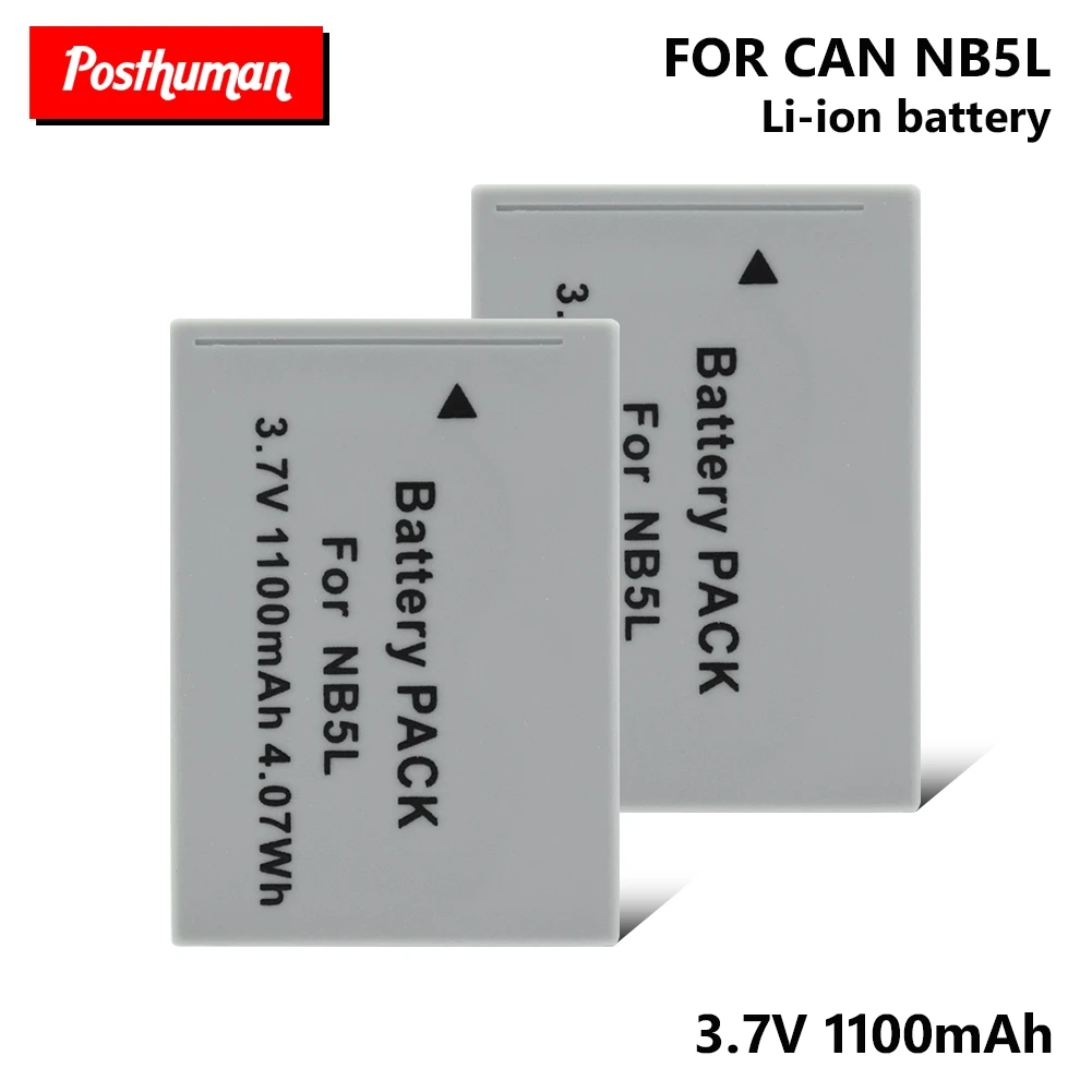 Перезаряжаемые Цифровые Батареи NB5L батарея для Canon IXUS 990 870 850 IS PowerShot SX210 SX220 SX230 SD880