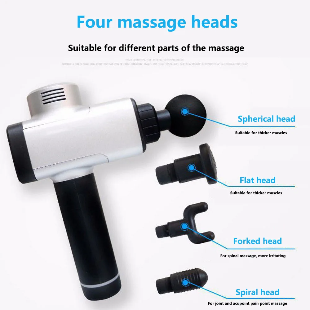 Electronic Therapy Body Massage Guns 4 Files 24V Brushless LED Massage Guns Body Muscles Relaxing Relief Pains With 4 Heads
Electronic Therapy Body Massage Guns 4 Files 24V Brushless LED Massage Guns Body Muscles Relaxing Relief Pains With 4 Heads