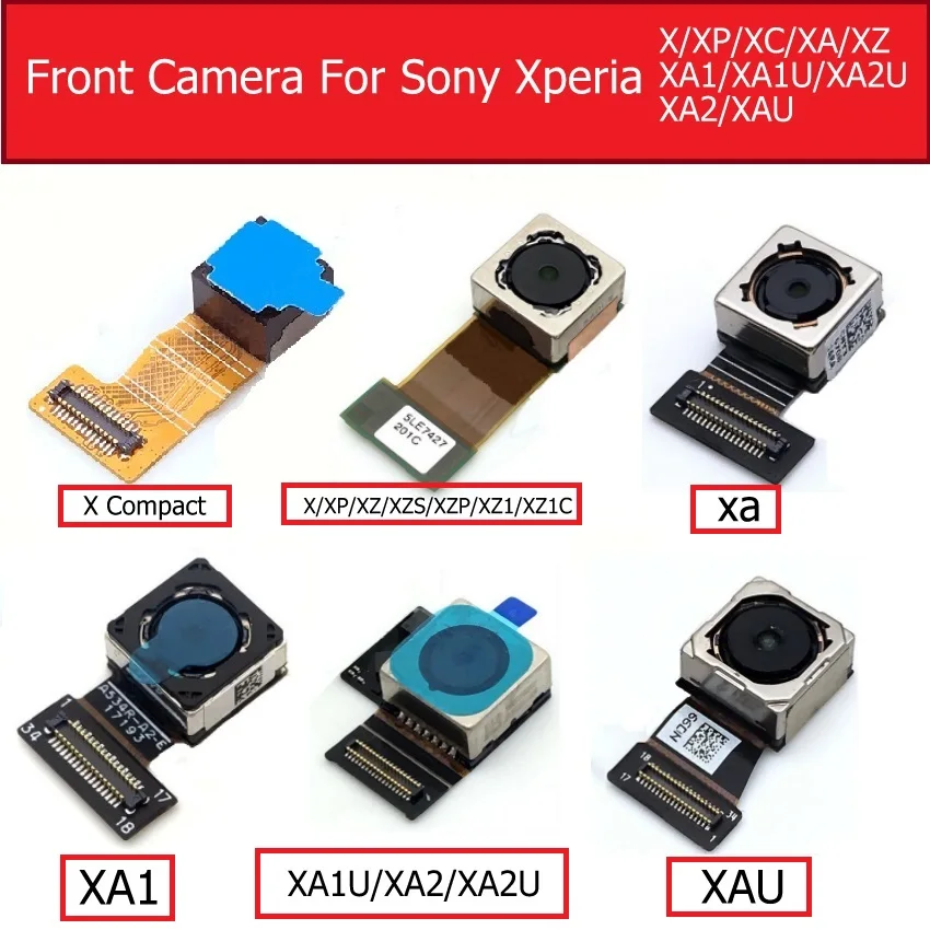 Small Front Camera Module For Sony Xperia X/X Performance/X Compact/XA/XZ/XA1/XA1U/XA2U/XA2/XA Ultra Facing Camera Flex Cable
Small Front Camera Module For Sony Xperia X/X Performance/X Compact/XA/XZ/XA1/XA1U/XA2U/XA2/XA Ultra Facing Camera Flex Cable