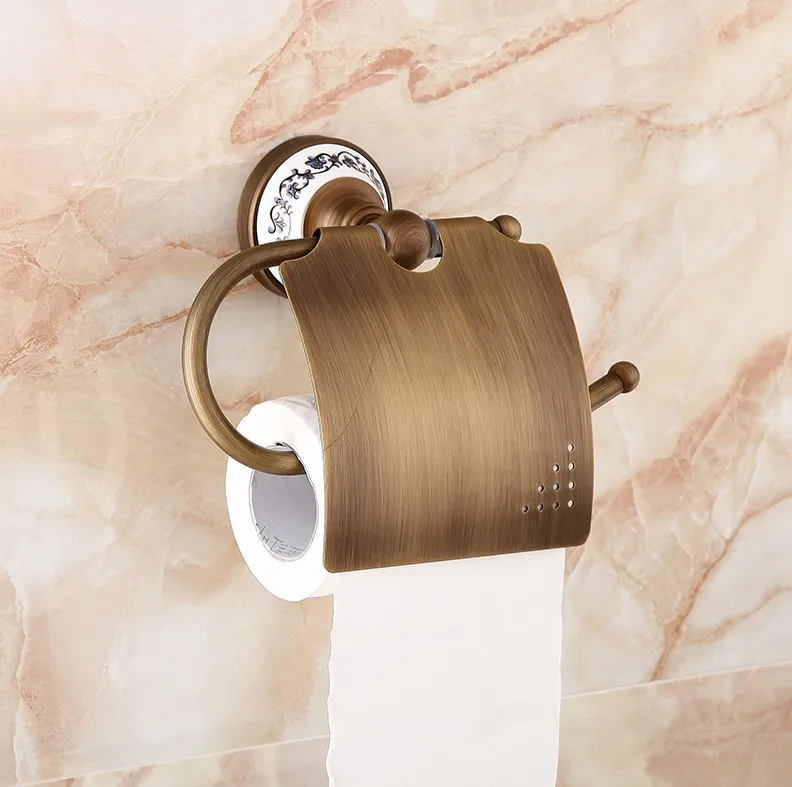 2016 New Bathroom Antique Brass Toilet Paper Holder / Fashion Toilet Roll With Creative Ceramics/ Bathroom hardware
2016 New Bathroom Antique Brass Toilet Paper Holder / Fashion Toilet Roll With Creative Ceramics/ Bathroom hardware