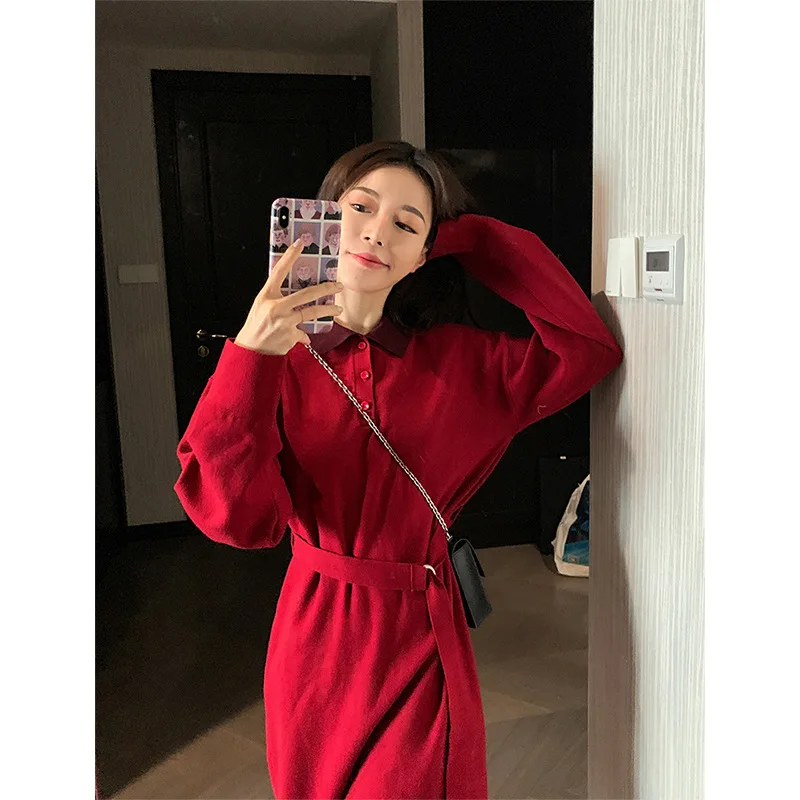 2019 Hot Sale Polyester Spandex Viscose A-line Plus Size Dress Ukraine Woman Knit Dress Doll Collar Tie Hot Women Long Sleeve
2019 Hot Sale Polyester Spandex Viscose A-line Plus Size Dress Ukraine Woman Knit Dress Doll Collar Tie Hot Women Long Sleeve