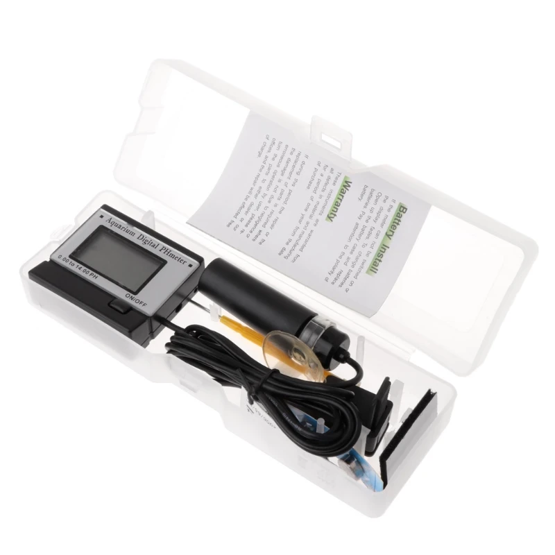 Mini Digital pH Meter Monitors Hydroponics Aquarium Swimming Pool Spa 0.00~14.00 L13
Mini Digital pH Meter Monitors Hydroponics Aquarium Swimming Pool Spa 0.00~14.00 L13