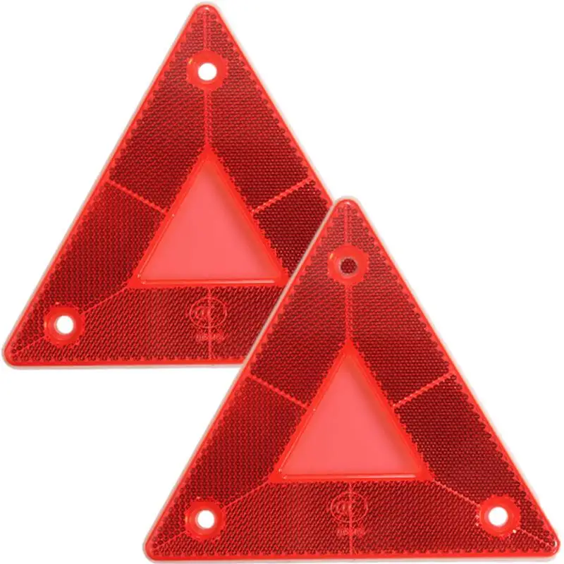 2 Pcs Car Rear LED Light for Truck Trailer Fireman Triangle Reflector Safty Warning Board Red
2 Pcs Car Rear LED Light for Truck Trailer Fireman Triangle Reflector Safty Warning Board Red