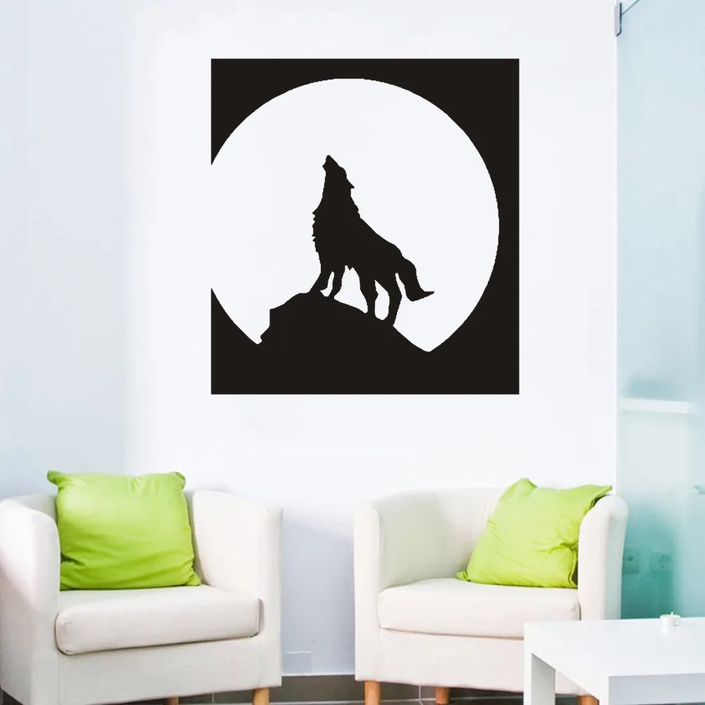 Removable vinyl wall stickers wolf animal art home living room mural wall decals infant room decor 57x62cm Y-64
Removable vinyl wall stickers wolf animal art home living room mural wall decals infant room decor 57x62cm Y-64