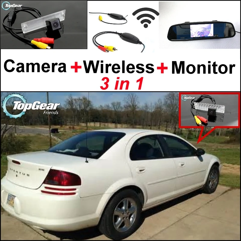 3 in1 Special Camera + Wireless Receiver + Mirror Monitor EASY DIY Parking System For Dodge Stratus 2001~2006
3 in1 Special Camera + Wireless Receiver + Mirror Monitor EASY DIY Parking System For Dodge Stratus 2001~2006