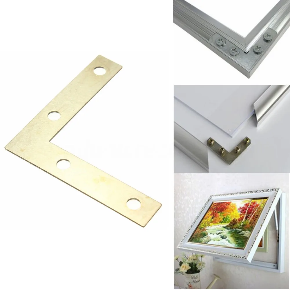 Brand New 100PCS/LOT 51*51*10mm Gold Flat Corner Right 90 Degree Angle Bracket Repair Plate Fixing Brace
Brand New 100PCS/LOT 51*51*10mm Gold Flat Corner Right 90 Degree Angle Bracket Repair Plate Fixing Brace