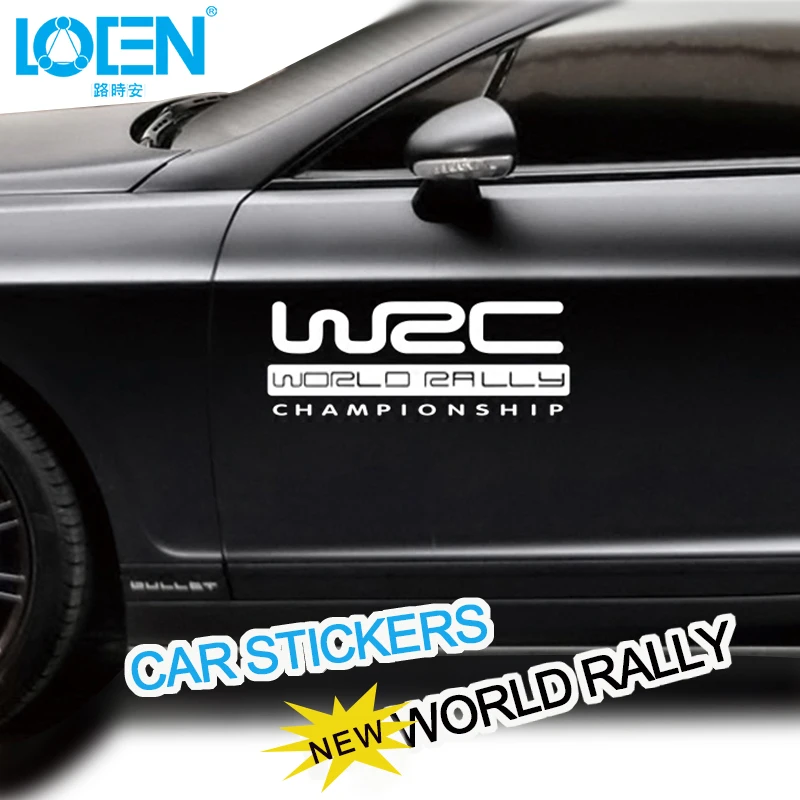 WRC Чемпионат мира по ралли гоночный автомобиль Стайлинг дверные наклейки