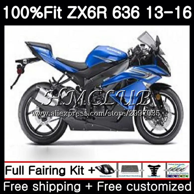 Injection For KAWASAKI NINJA ZX-636 ZX-6R blue black 2013 2014 2015 2016 52HC.16 ZX 636 600CC ZX 6R ZX6R 13 14 15 16 Fairings
Injection For KAWASAKI NINJA ZX-636 ZX-6R blue black 2013 2014 2015 2016 52HC.16 ZX 636 600CC ZX 6R ZX6R 13 14 15 16 Fairings