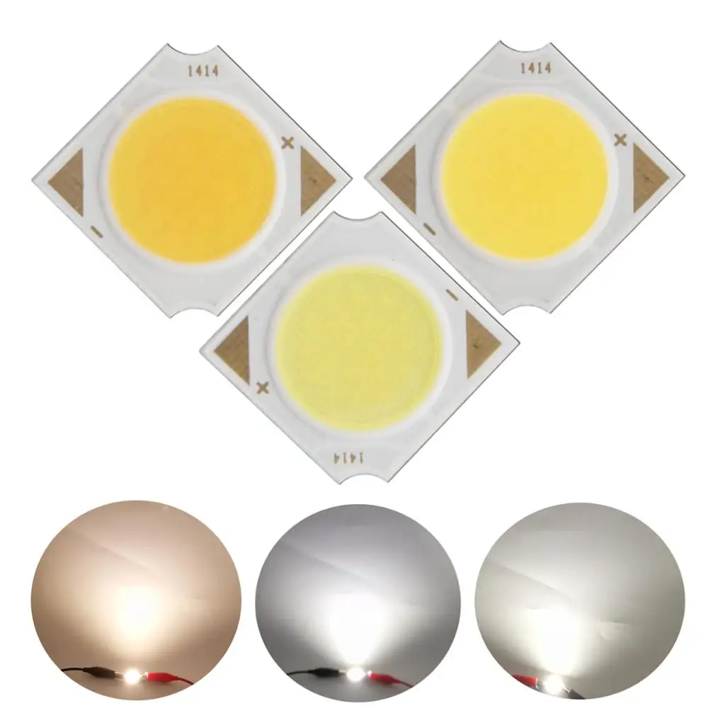 1pcs 5pcs 10pcs 14x14mm Square LED COB Light Source Epistar chip 5W 15-17V 300mA 600lm COB LED for down spotlight lamp
1pcs 5pcs 10pcs 14x14mm Square LED COB Light Source Epistar chip 5W 15-17V 300mA 600lm COB LED for down spotlight lamp