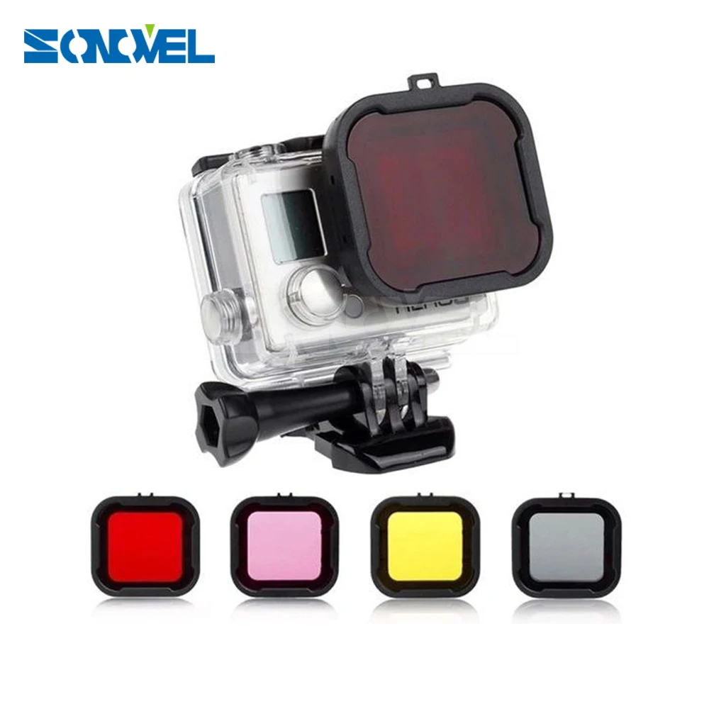 4 шт./лот фильтр для объектива дайвинг фильтры для Gopro HERO корпус для экшн-камеры подводный конвертер для объектива для GoPro аксессуары 4 3 +
4 шт./лот фильтр для объектива дайвинг фильтры для Gopro HERO корпус для экшн-камеры подводный конвертер для объектива для GoPro аксессуары 4 3 +