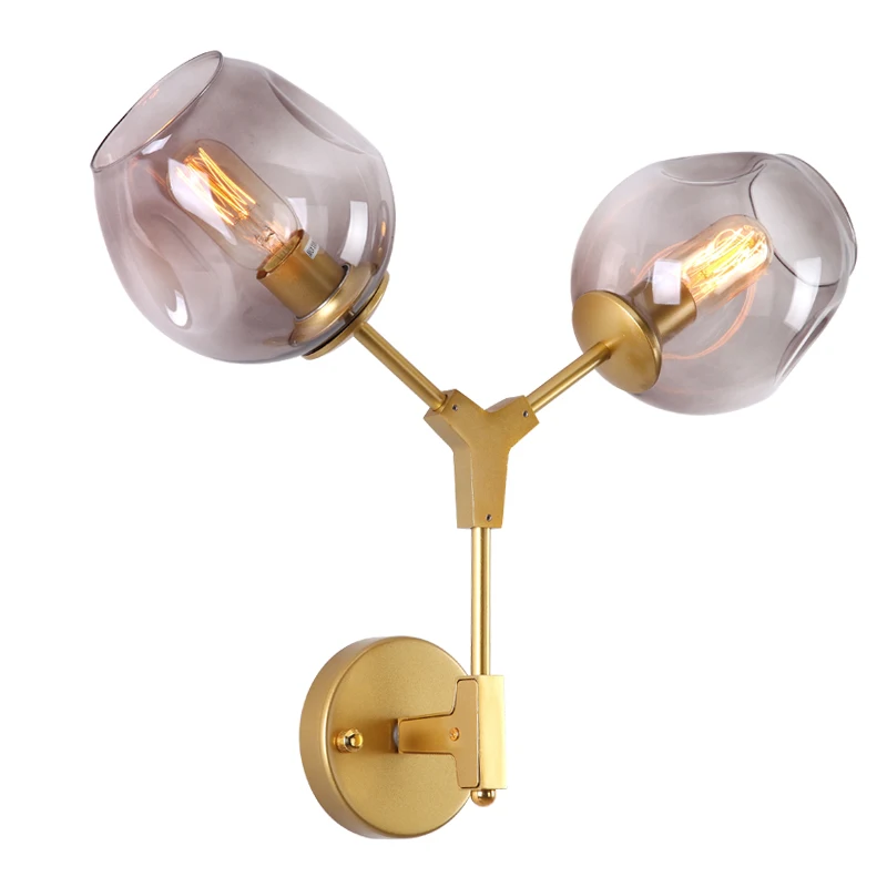 LukLoy Wall Lamp Lights Modern Magic Bean Double Head Branch Sconce Globes DNA Wall Sconce Lighting
LukLoy Wall Lamp Lights Modern Magic Bean Double Head Branch Sconce Globes DNA Wall Sconce Lighting