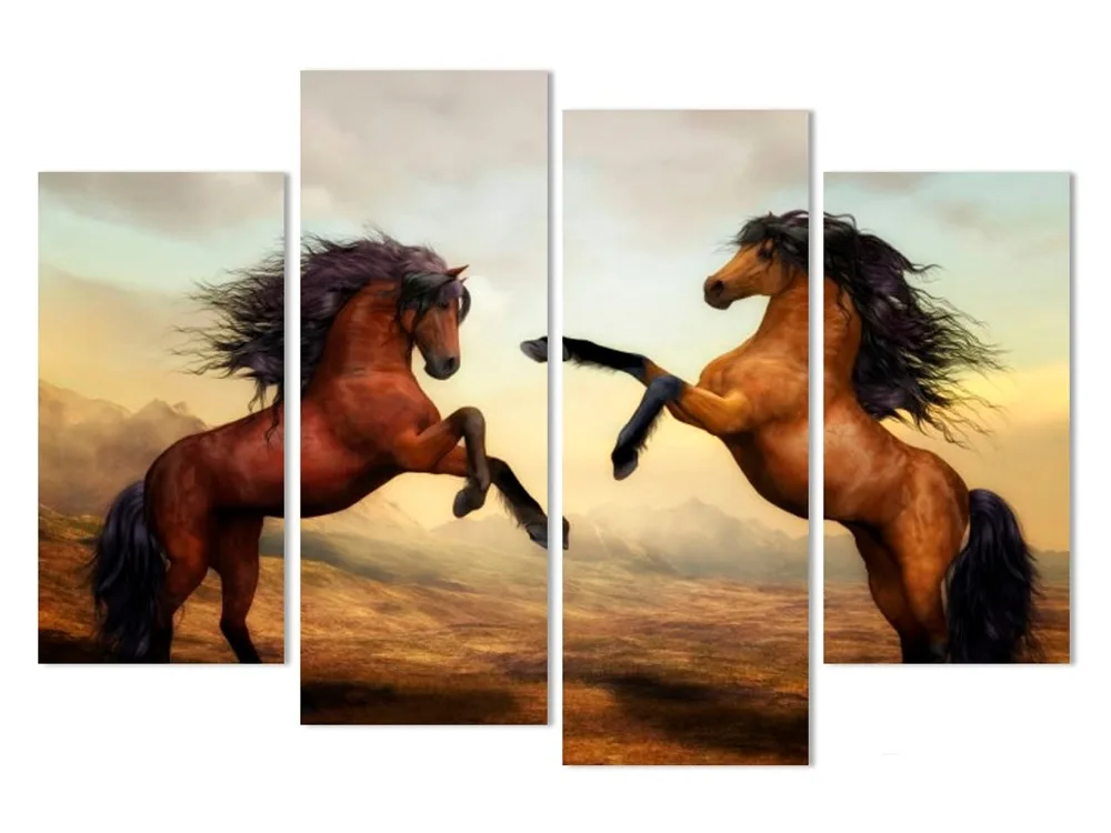 4 panel Prind modern living room bedroom wall decor home decoration horse canvas painting wall art print Painting picture
4 panel Prind modern living room bedroom wall decor home decoration horse canvas painting wall art print Painting picture
