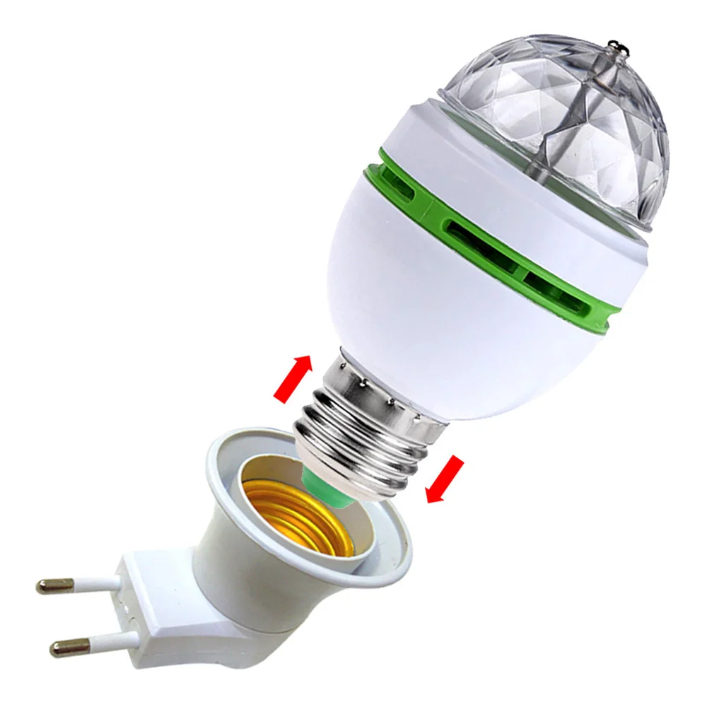 New Full Color 3w Mini E27 RGB LED Lamp Auto rotating rgb led dj disco stage lighting 85-265V Holiday Bulb for Bar KTV Lighting
New Full Color 3w Mini E27 RGB LED Lamp Auto rotating rgb led dj disco stage lighting 85-265V Holiday Bulb for Bar KTV Lighting