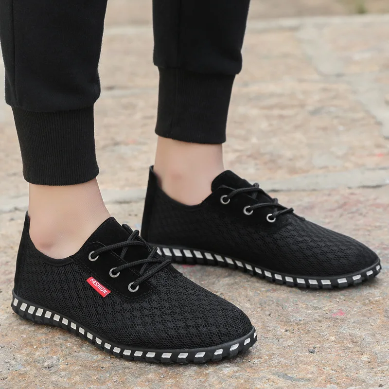 Size 39-46 Men Casual Shoes Spring Summer Fashion Men'S Sneakers Outdoors Mesh Shoes Men Lace Up Breathable Men Shoes
Size 39-46 Men Casual Shoes Spring Summer Fashion Men'S Sneakers Outdoors Mesh Shoes Men Lace Up Breathable Men Shoes