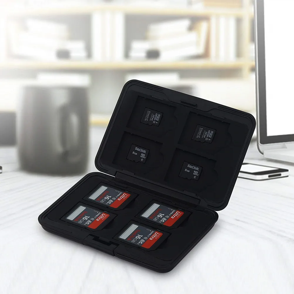 Portable Aluminum Micro SD SD SDHC SDXC TF Memory Card Carrying Case Holder Organizer Box 16 Slots For Camera Media Storage
Portable Aluminum Micro SD SD SDHC SDXC TF Memory Card Carrying Case Holder Organizer Box 16 Slots For Camera Media Storage