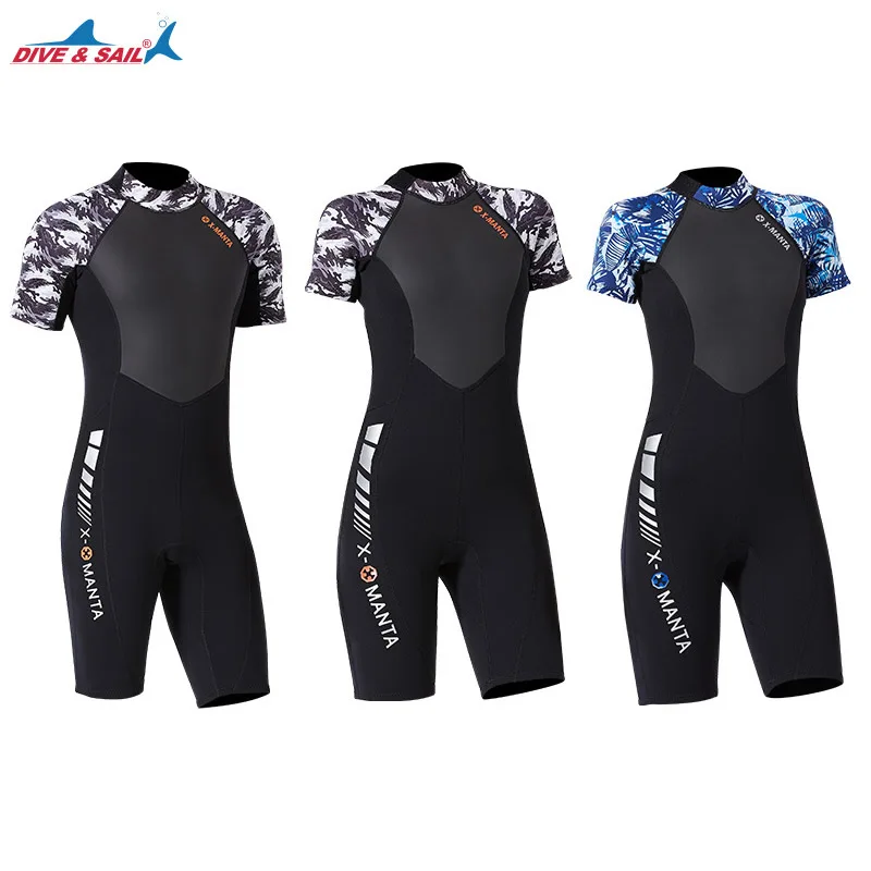 1.5mm Neoprene Wetsuits Swimwear UPF50+ One-piece Short Sleeve Snorkeling Surfing Diving Sailing Clothing Full Suit for Swimming
1.5mm Neoprene Wetsuits Swimwear UPF50+ One-piece Short Sleeve Snorkeling Surfing Diving Sailing Clothing Full Suit for Swimming