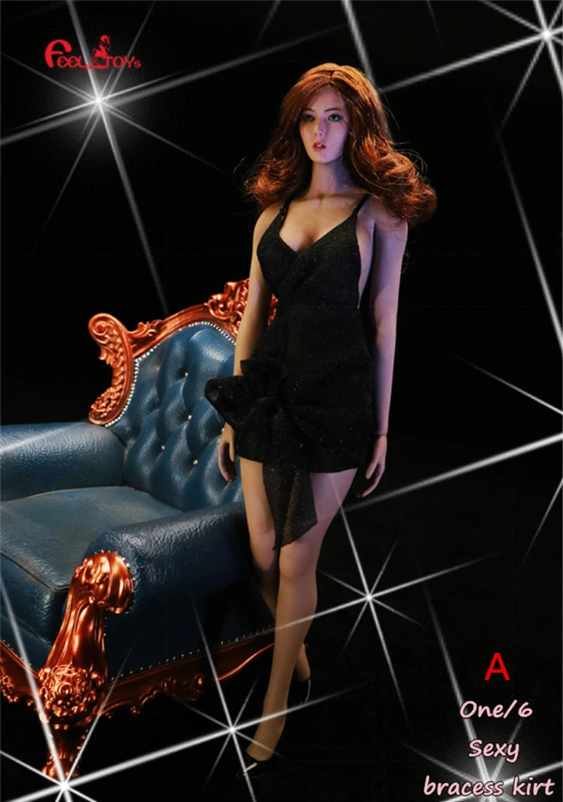 Feeltoys FT012A/B 1/6 Sexy Dress Skirt Clothes Model Fit 12'' Female seamless Body without body no head
Feeltoys FT012A/B 1/6 Sexy Dress Skirt Clothes Model Fit 12'' Female seamless Body without body no head