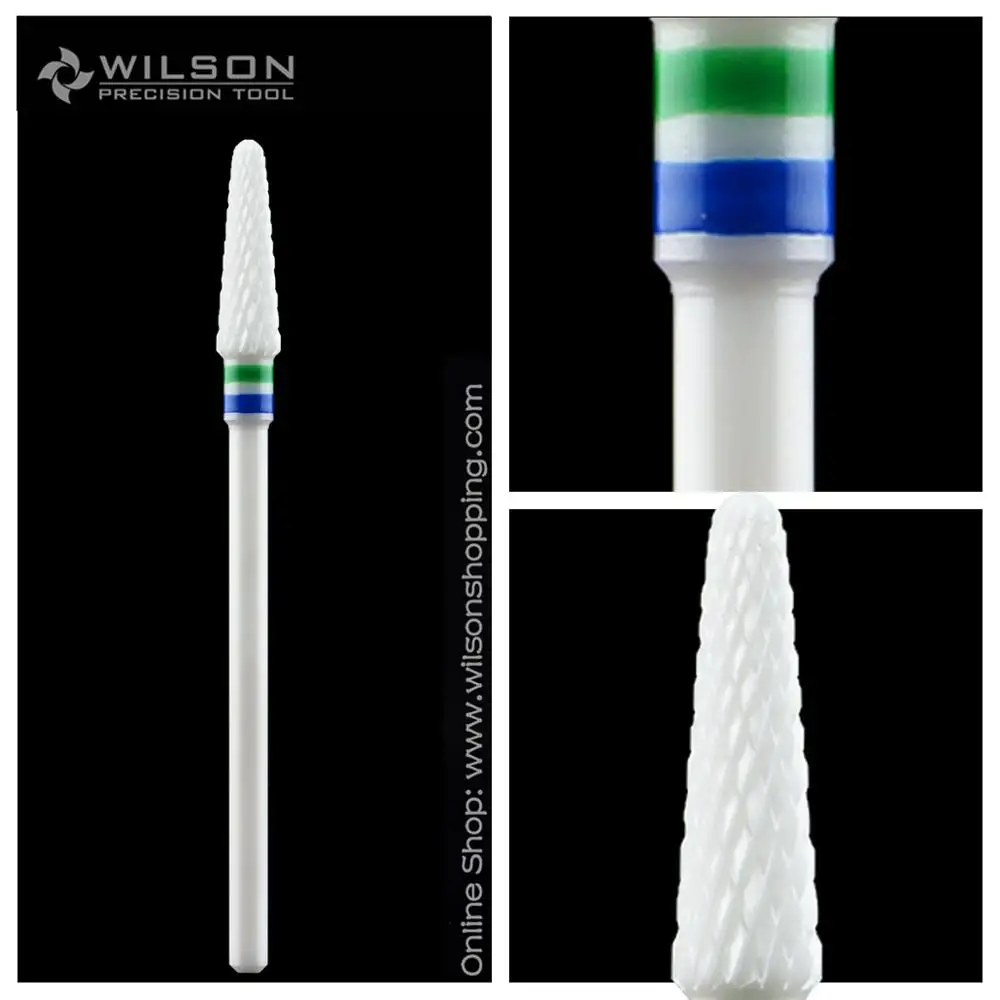 Conical Shape-Coarse-White Solid Ceramic(6300405) - WILSON Ceramic Nail Drill Bit & Zirconia Ceramic Dental Burs
Conical Shape-Coarse-White Solid Ceramic(6300405) - WILSON Ceramic Nail Drill Bit & Zirconia Ceramic Dental Burs