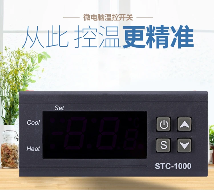 STC-1000 термостат для инкубатора цифровой регулятор температуры контроллер два релейного выхода с датчиком 1 м 110 ~ 220 В переменного тока
STC-1000 термостат для инкубатора цифровой регулятор температуры контроллер два релейного выхода с датчиком 1 м 110 ~ 220 В переменного тока