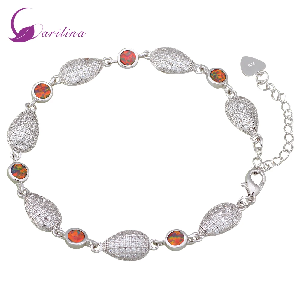 New Hot Popular Silver Color Brown Fire Opal Bracelets For Women Pulseiras Femininas 217 Zircon Women Accessories B218
New Hot Popular Silver Color Brown Fire Opal Bracelets For Women Pulseiras Femininas 217 Zircon Women Accessories B218
