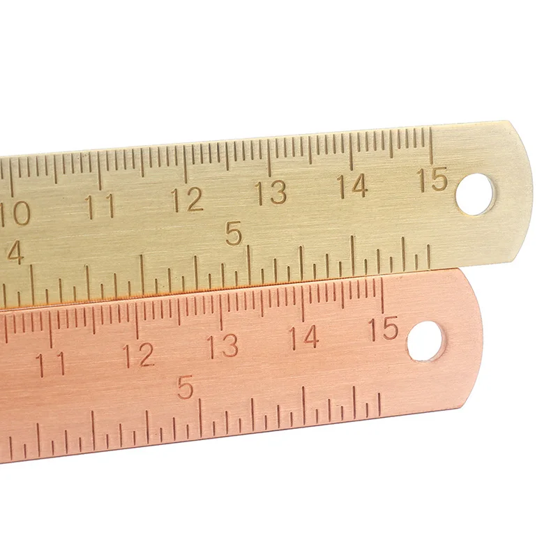 1pc 15Cm Brass Ruler Bookmark Chancery Rose Gold Measuring Straight Ruler for School Stationery Metal Painting Drawing Tools
1pc 15Cm Brass Ruler Bookmark Chancery Rose Gold Measuring Straight Ruler for School Stationery Metal Painting Drawing Tools