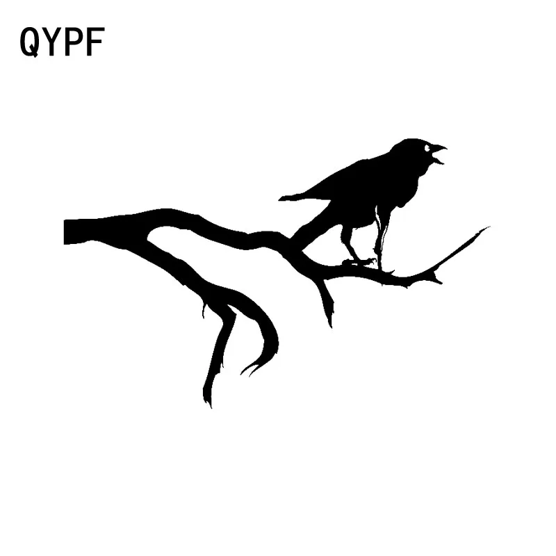 QYPF 14,9 см * 9,5 см, ворона на ветке с животными, модная Автомобильная фотография, черная, серебристая виниловая фотография
QYPF 14,9 см * 9,5 см, ворона на ветке с животными, модная Автомобильная фотография, черная, серебристая виниловая фотография