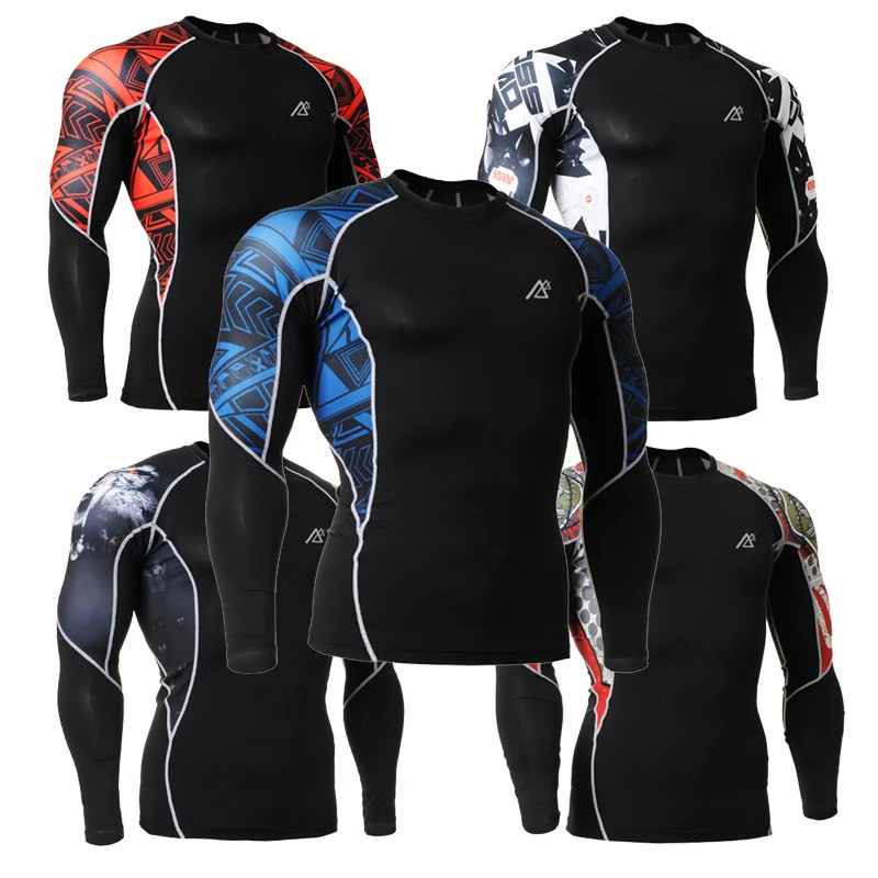 Compression Long Sleeve Shirts Cycling Running Training MMA Sports Gym Bodybuilding Tights Tee Shirt Multi-functional Outdoor
Compression Long Sleeve Shirts Cycling Running Training MMA Sports Gym Bodybuilding Tights Tee Shirt Multi-functional Outdoor