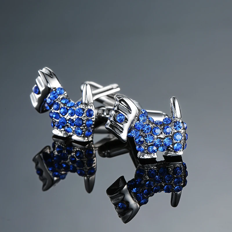 C-MAN Cute Animal Cufflinks Blue Crystal Cufflinks French wedding shirt clothing accessories
C-MAN Cute Animal Cufflinks Blue Crystal Cufflinks French wedding shirt clothing accessories