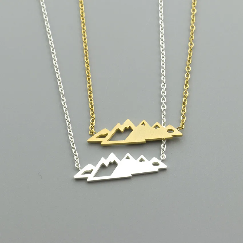 Wholesale 30pcs Stainless Steel Necklace Women Vintage Mountain Jewelry 2022 high quality Snow mountain necklace
Wholesale 30pcs Stainless Steel Necklace Women Vintage Mountain Jewelry 2022 high quality Snow mountain necklace