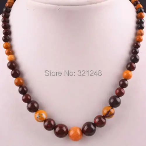 2014 new fashion charming free shipping 6-12MM Natural Mookaite Round Beads Necklace Strand 17.5"BV91
2014 new fashion charming free shipping 6-12MM Natural Mookaite Round Beads Necklace Strand 17.5"BV91