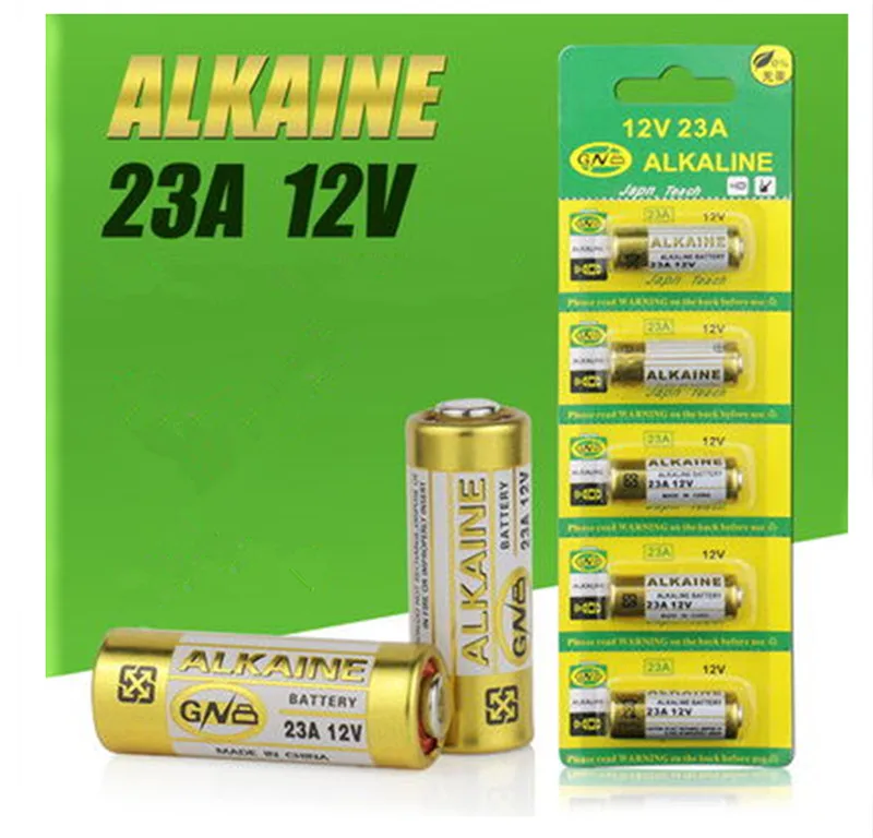 

5pcs/1pack 23A Batteries 12V Alarm-Remote Primary Dry Alkaline Battery 21/23 23GA A23 A-23 GP23A RV08 LRV08 E23A V23GA