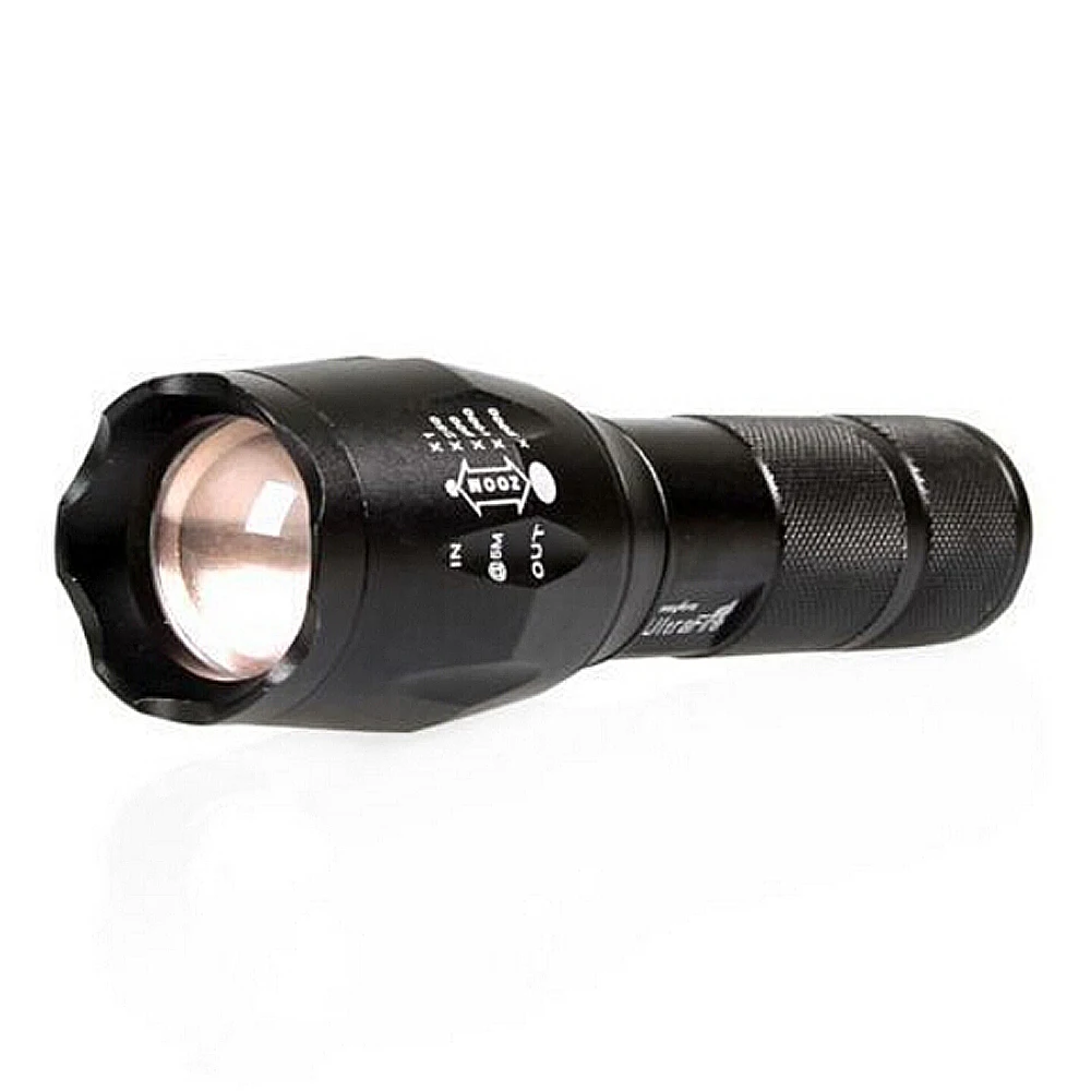 

E17 Cree LED Flashlight 2000 Lumen Tactical Waterproof Zoomable Powerful XML T6 Lamp Camping Torch By 18650 Rechargeable Battery