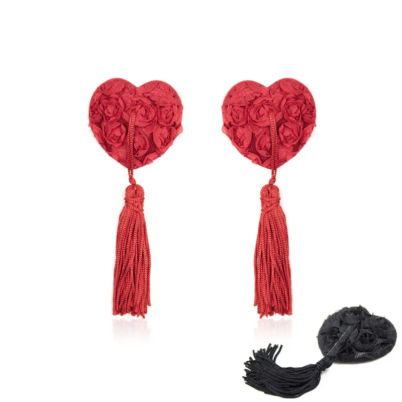 Black red colors 1 Pair Women Sexy Lingerie Tassel Breast Bra Nipple Cover Pasties Stickers Petals
Black red colors 1 Pair Women Sexy Lingerie Tassel Breast Bra Nipple Cover Pasties Stickers Petals
