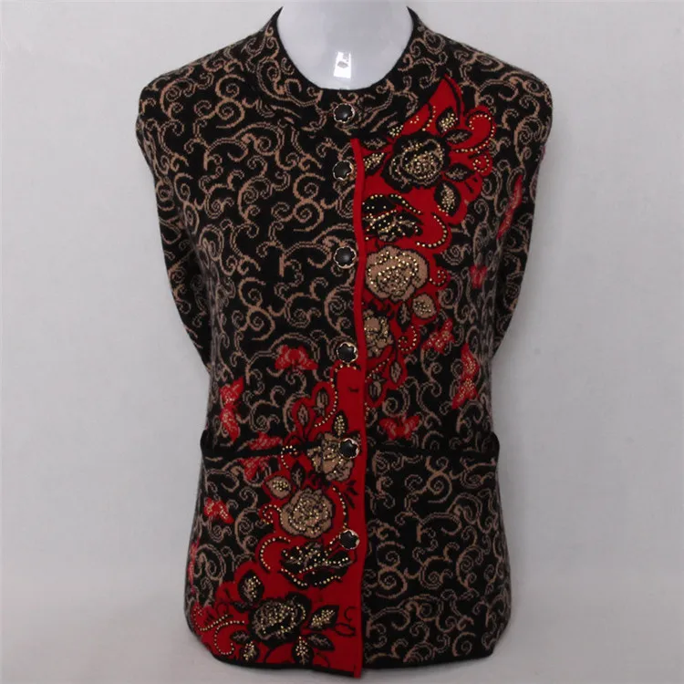 100%goat cashmere knit women fashion Chinese vintage style thick cardigan sweater black 2color S/4XL
100%goat cashmere knit women fashion Chinese vintage style thick cardigan sweater black 2color S/4XL
