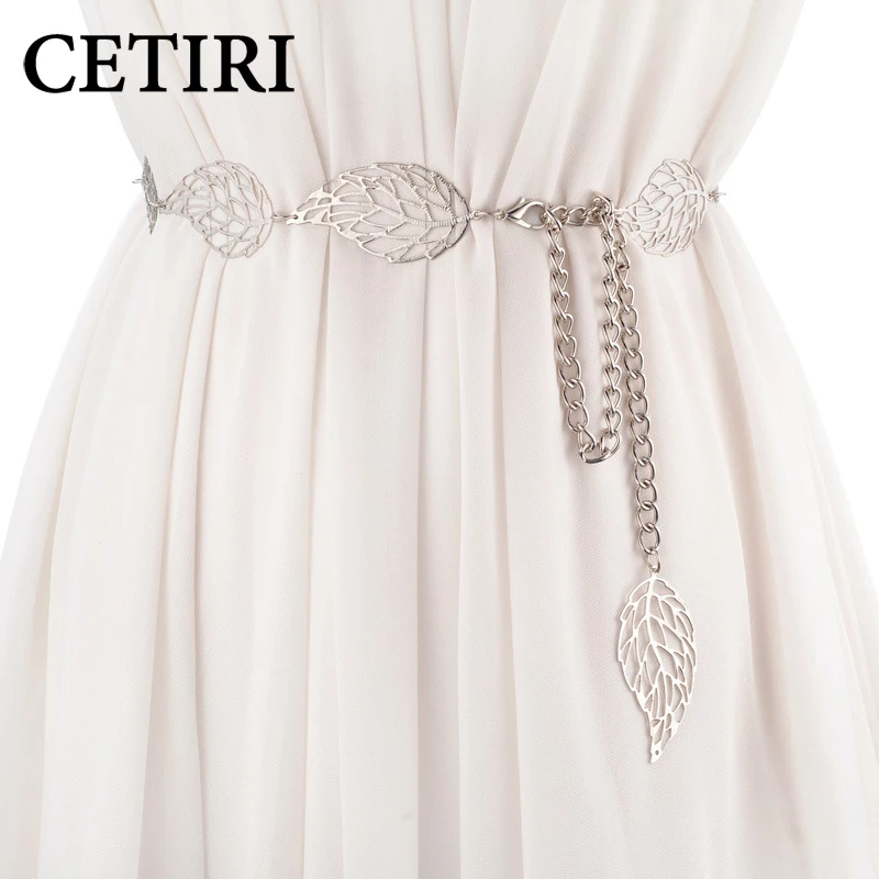 Womens Wide Metal Chain Belts Fashion Designer Belt Ladies Silver Hollow Leaf Waist Chain Belt For Dress Accessories Korean
Womens Wide Metal Chain Belts Fashion Designer Belt Ladies Silver Hollow Leaf Waist Chain Belt For Dress Accessories Korean