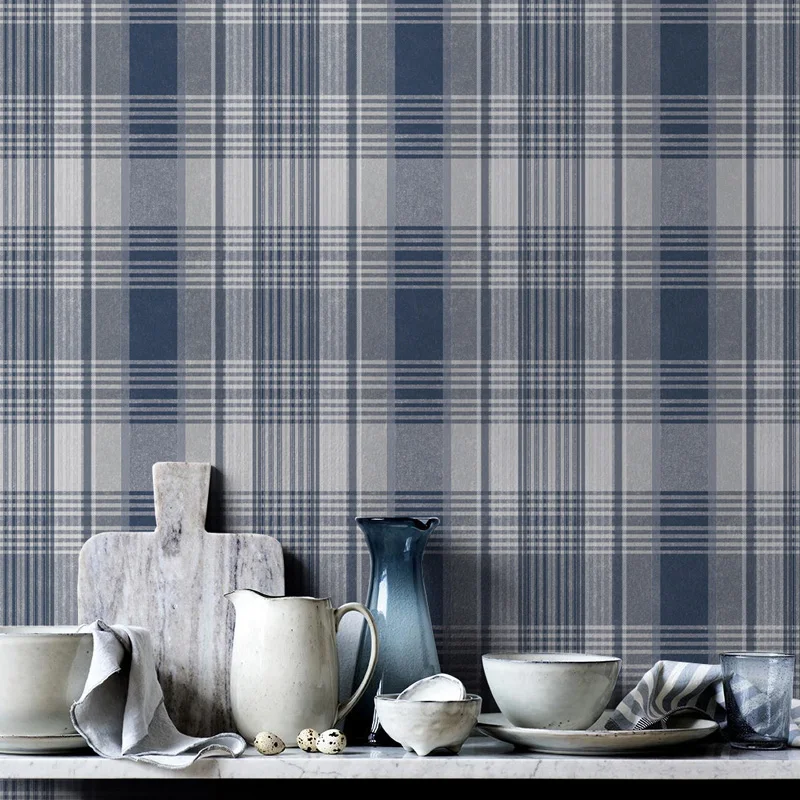 Blue Plaid Wall Papers Home Decor Warm Bedroom Living Room Clothing Store Background Wall Paper British Wind Papel De Parede
Blue Plaid Wall Papers Home Decor Warm Bedroom Living Room Clothing Store Background Wall Paper British Wind Papel De Parede